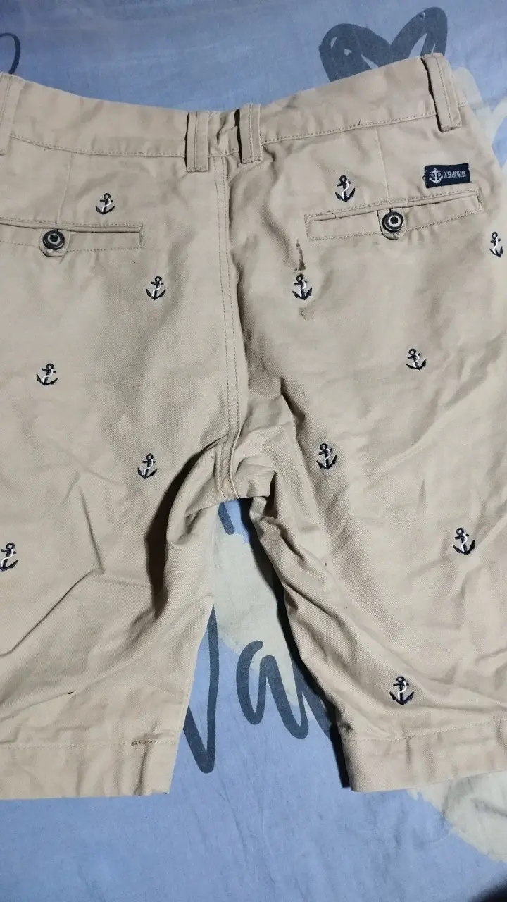 Jeans de mezclilla azul para niño, y shorts - 3