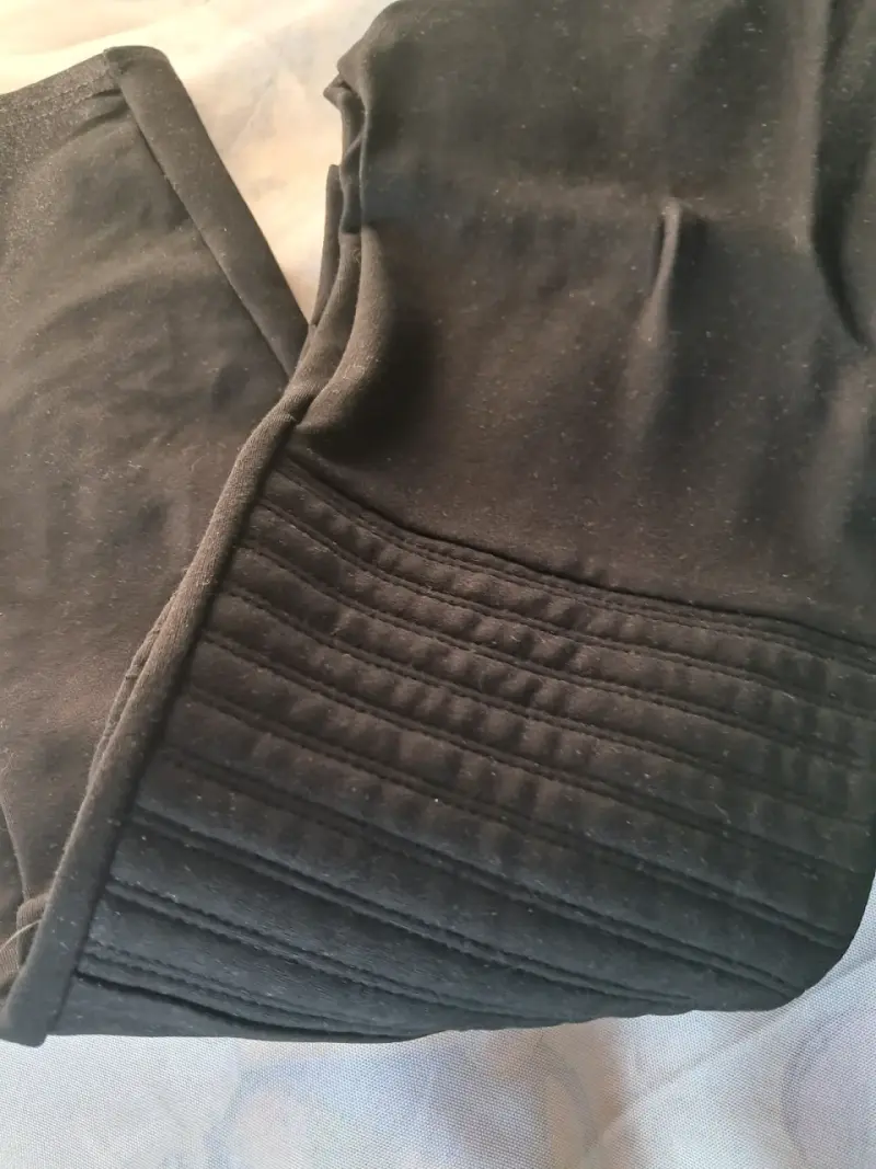 Pantalones negros Zara Basic con cremalleras - 5