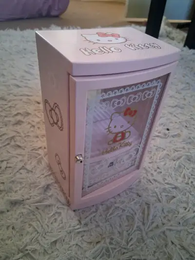 Caja organizadora de joyas Hello Kitty rosa - miniatura 1