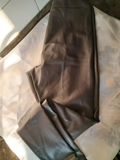 Leggings de cuero sintético H&M marrón - miniatura 1