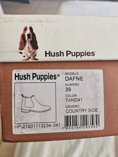 Botines de cuero marrón Hush Puppies Daffne - miniatura 4