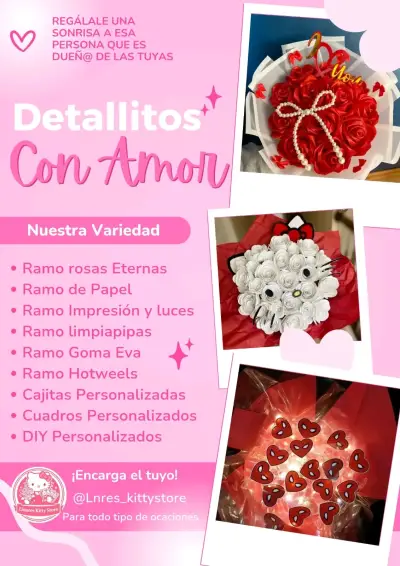 Ramo de Rosas Eternas Personalizado - miniatura 1