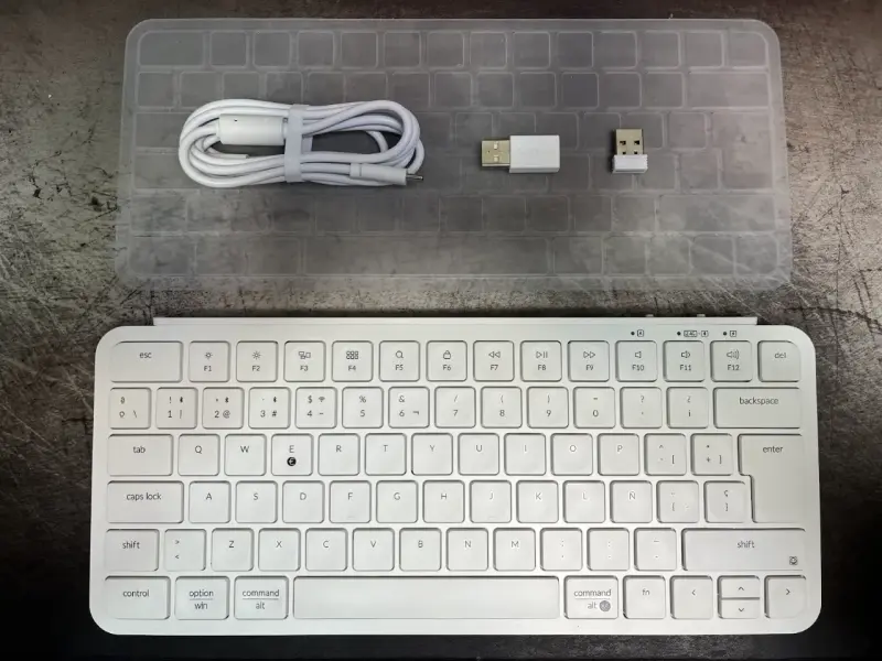 Teclado inalámbrico Keychron B1 Pro Blanco Español - 2