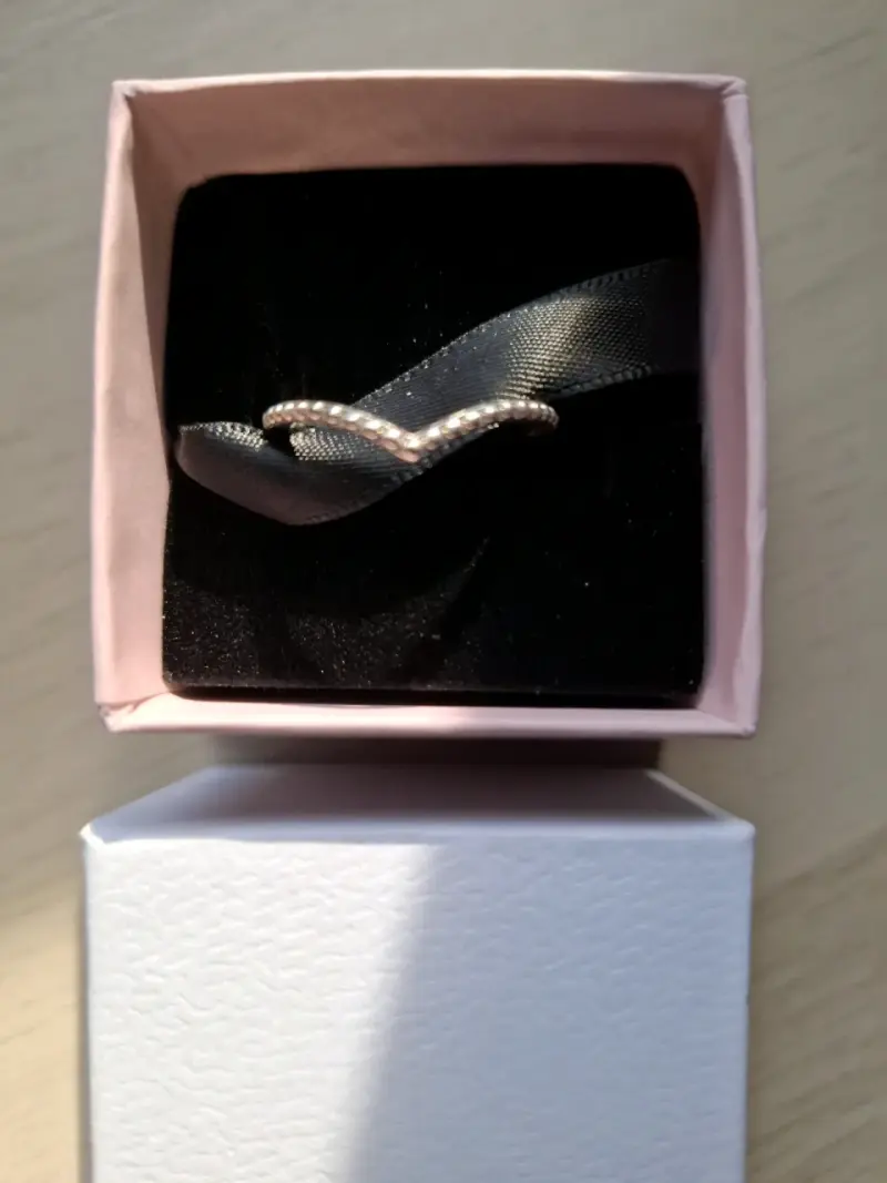 Anillo de plata con diseño de ondas Pandora - 3