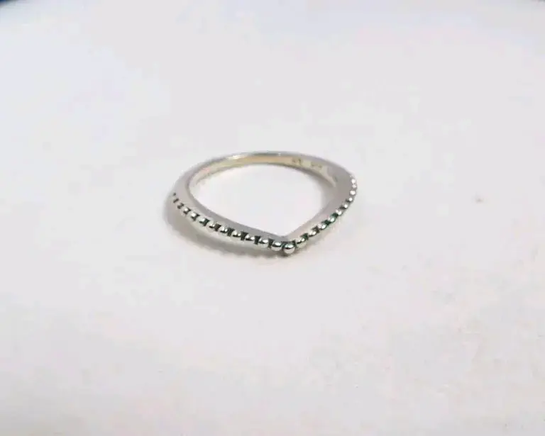 Anillo de plata con diseño de ondas Pandora - 5
