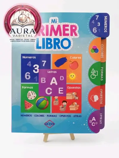 Libro educativo infantil 'Mi Primer Libro' con act - miniatura 1