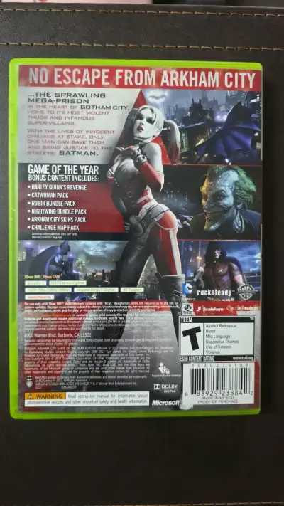 Juego Xbox 360 Batman Arkham City Edición GOTY - miniatura 5