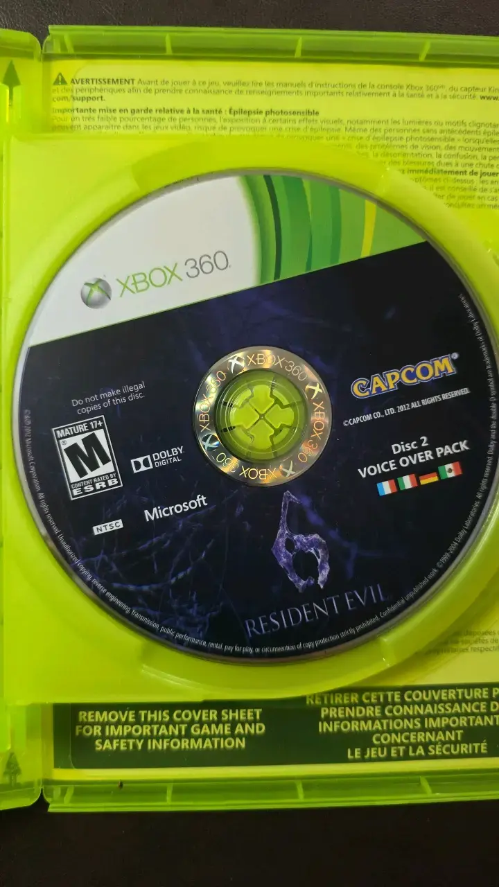 Juego Xbox 360 Resident Evil 6 Capcom - 3