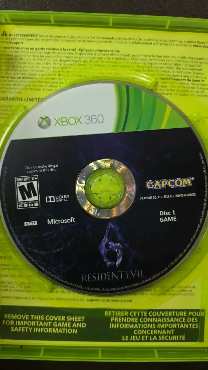 Juego Xbox 360 Resident Evil 6 Capcom - 4