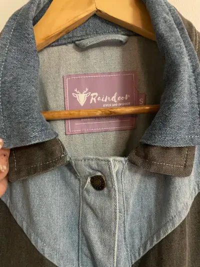 Chaqueta de mezclilla Raindoor estilo retro - miniatura 2