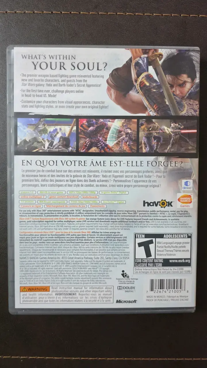 Juego Soul Calibur IV para Xbox 360 Platinum Hits - 4