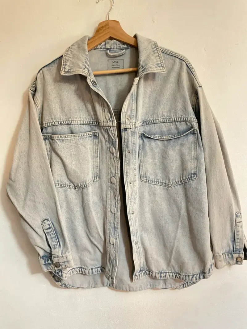 Chaqueta de mezclilla unisex MNL