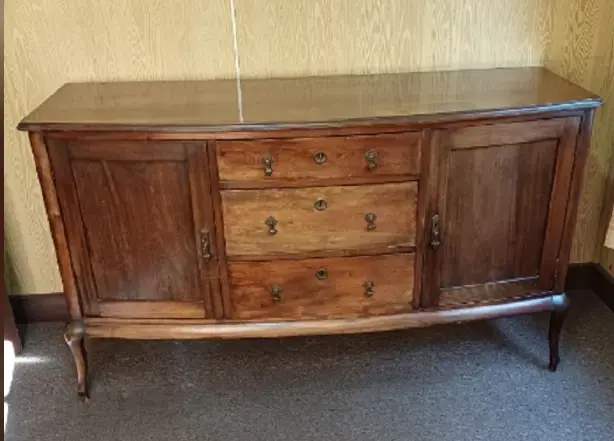 Antiguo Buffet en Madera Nativa 166x95x59cm. - 1