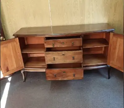 Antiguo Buffet en Madera Nativa 166x95x59cm. - miniatura 2