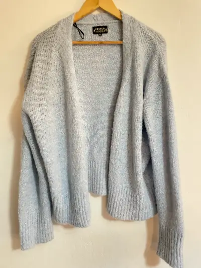 Cardigan abierto gris Foster talla XL - miniatura 1