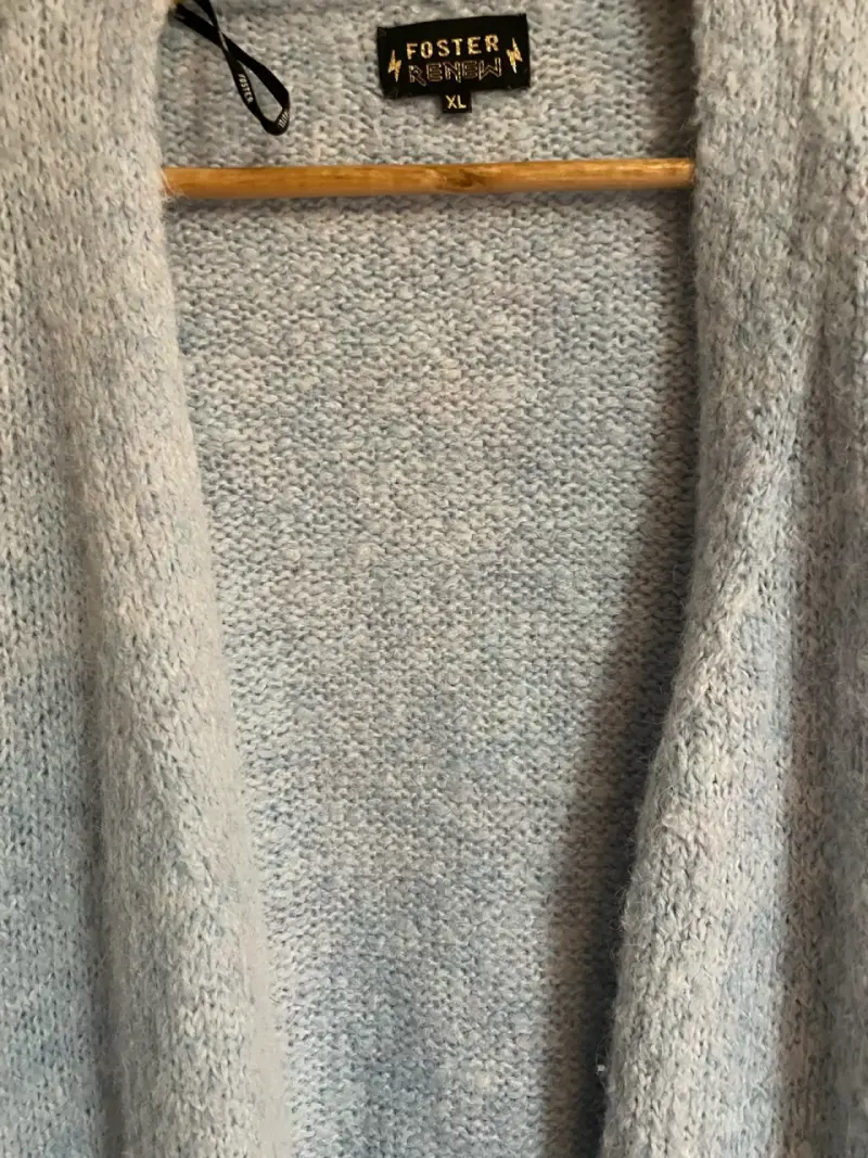 Cardigan abierto gris Foster talla XL - 2
