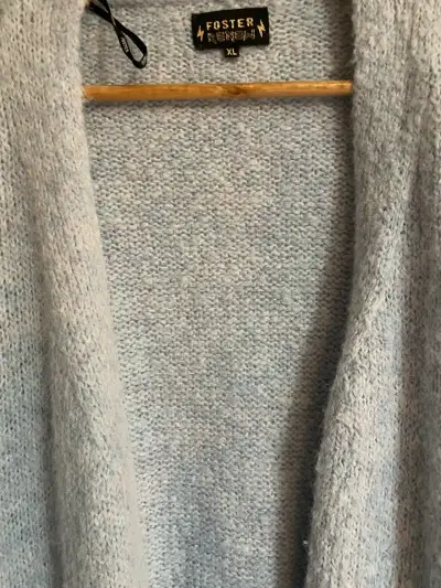 Cardigan abierto gris Foster talla XL - miniatura 2