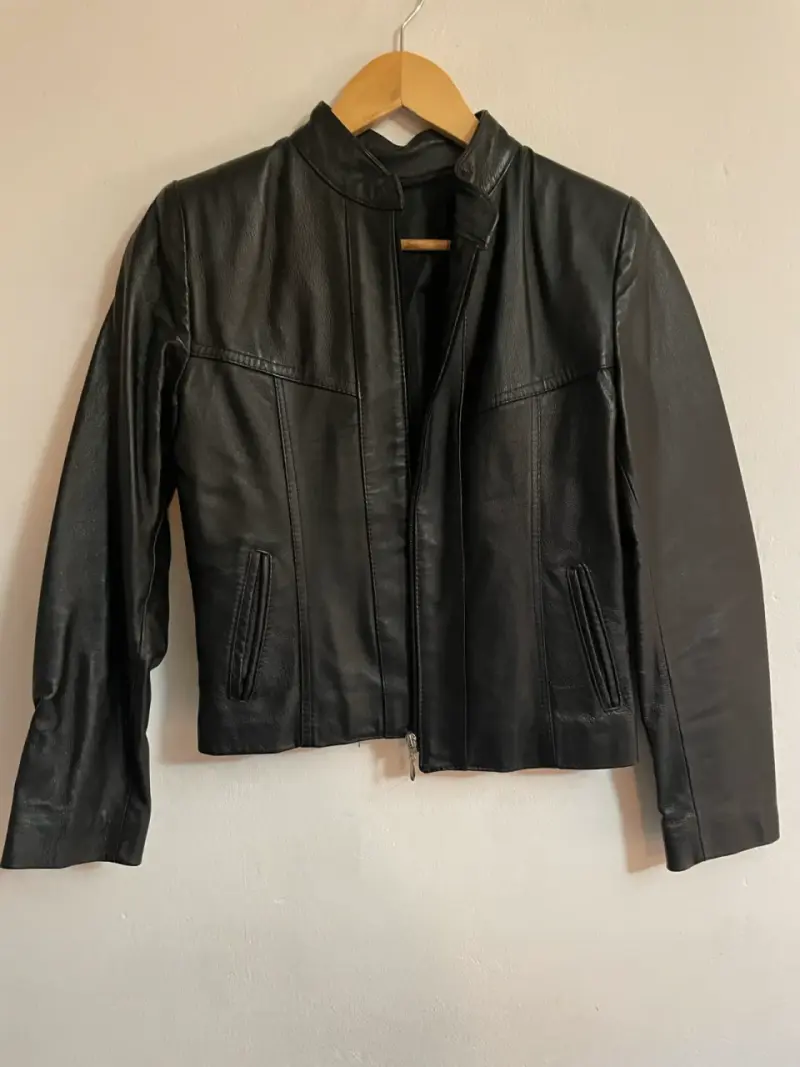 Chaqueta de cuero negra para mujer Todopiel - 1