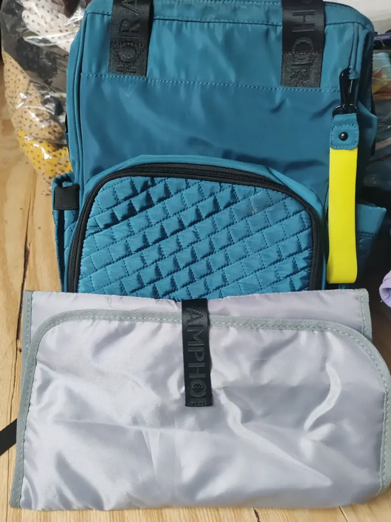 Mochila azul Amphora con diseño acolchado - 2