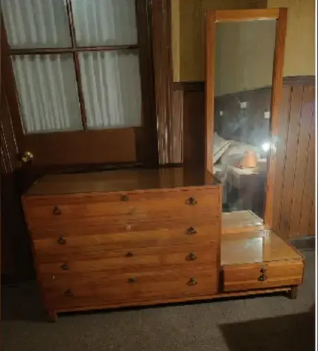 Antiguo Toilette Cic Con Espejo, 5 Cajoneras . - 1