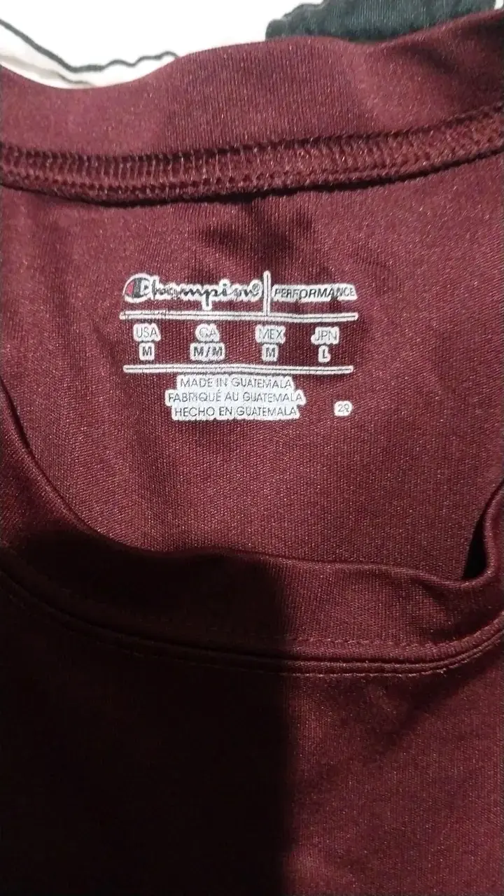 Polera deportiva burdeos Champion para hombre - 2
