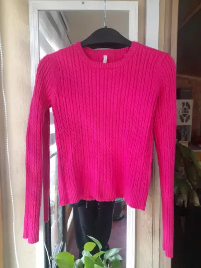 Suéter rosado para mujer talla M - miniatura 1