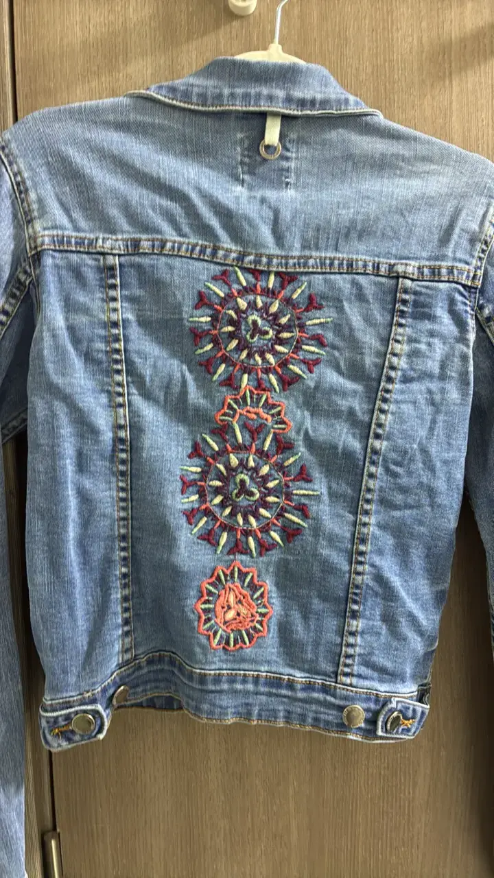 Chaqueta de mezclilla bordada Umbrale - 4