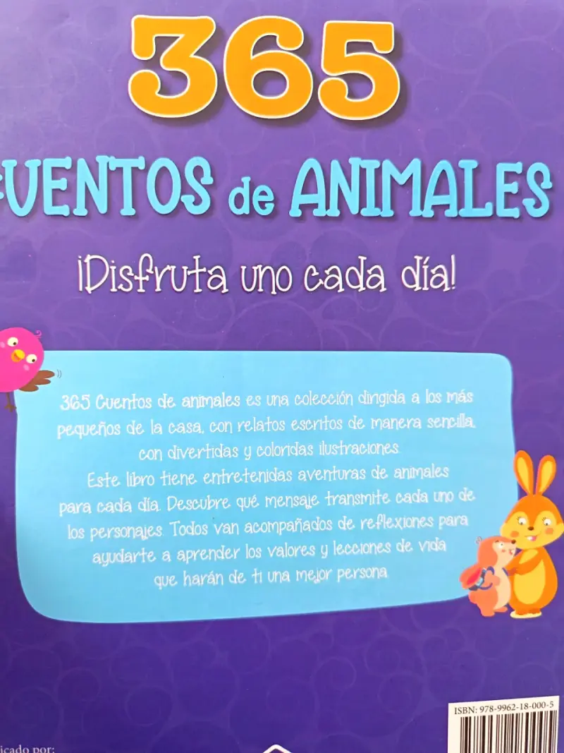 Libro 365 Cuentos de Animales para Niños - 2