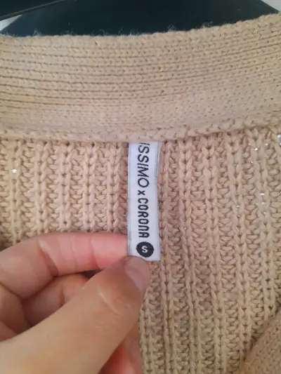 Cardigan beige - miniatura 2
