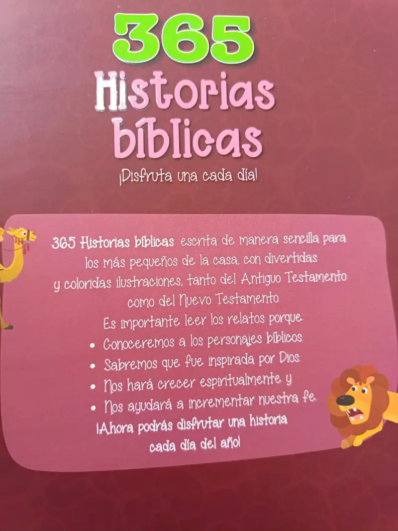 Libro 365 Historias Bíblicas para Niños - 2