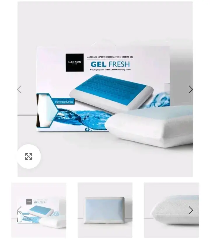 Almohada viscoelástica con gel Cannon Gel Fresh