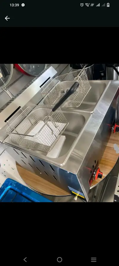 Freidora a gas de 12 litros y freidora de 6 litros - miniatura 2