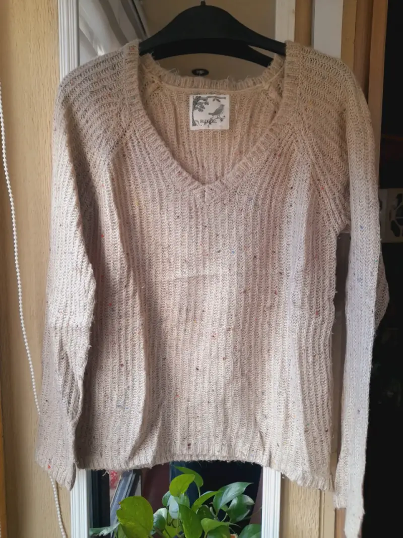 Suéter beige de lana Blugirl para mujer - 1