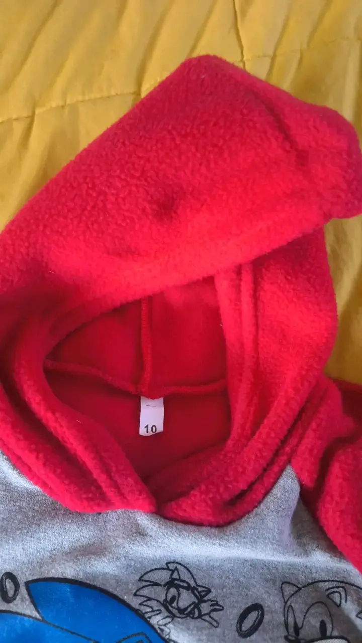 Conjunto infantil de Sonic rojo y gris - 3
