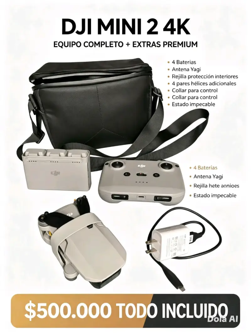 Drone DJI Mini 2 4K con Extras Premium - 1