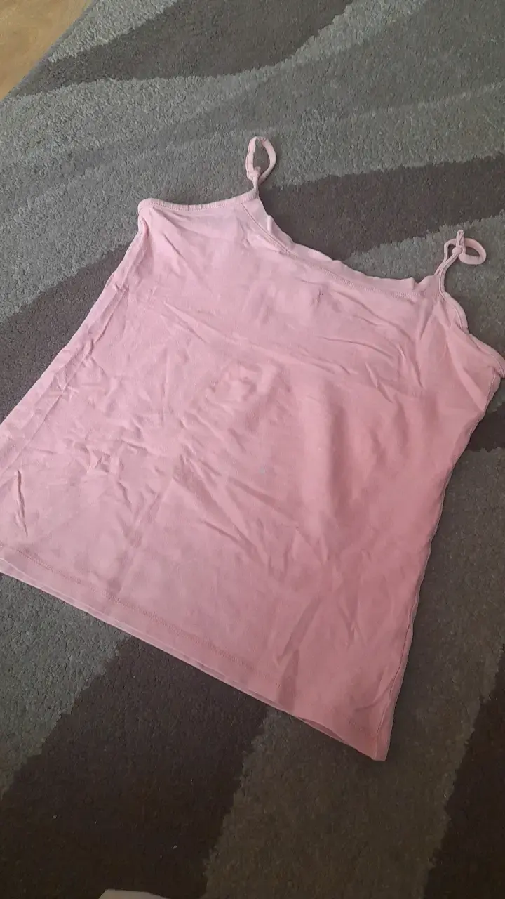 Polera sin mangas rosada para mujer - 1