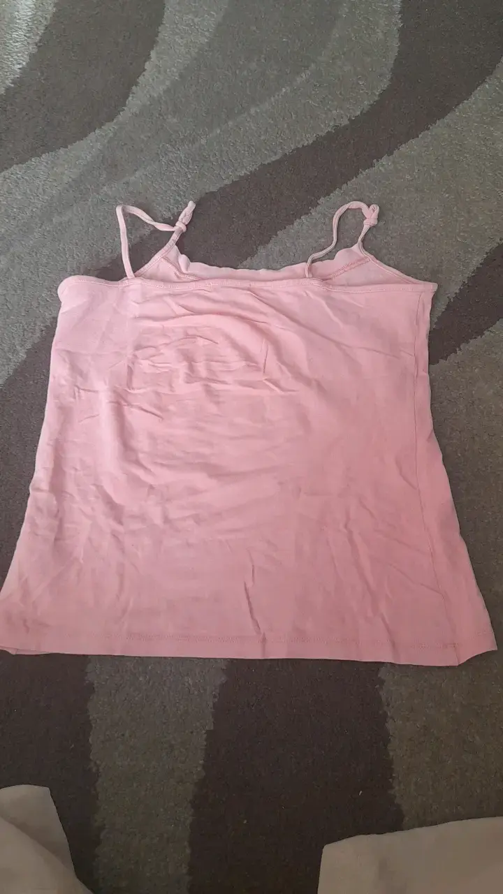 Polera sin mangas rosada para mujer - 4