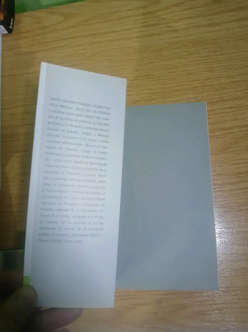 Libro Cuestiones Estéticas y Artísticas Contemporáneas de Adolfo Sánchez Vázquez - 4
