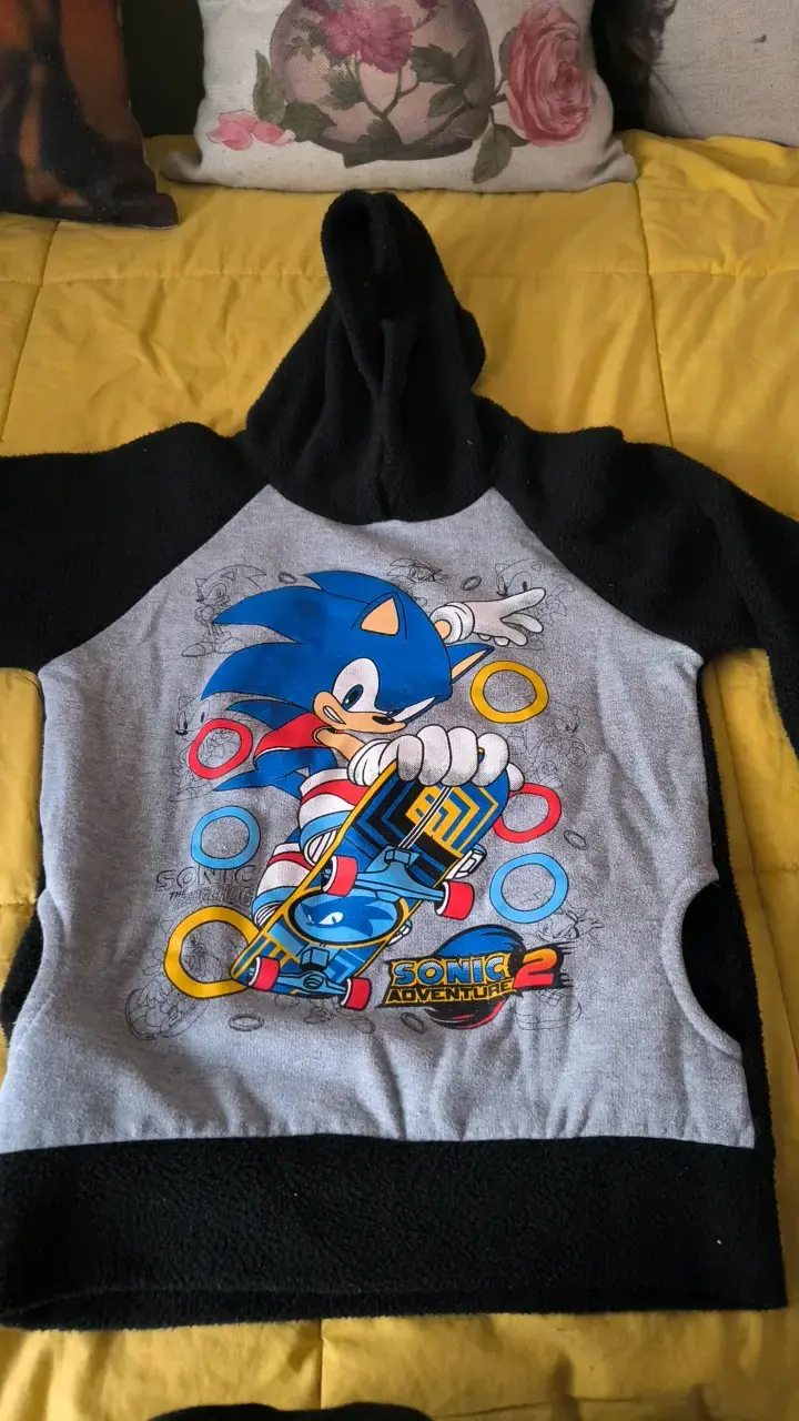 Polerón con capucha Sonic para niño - 2