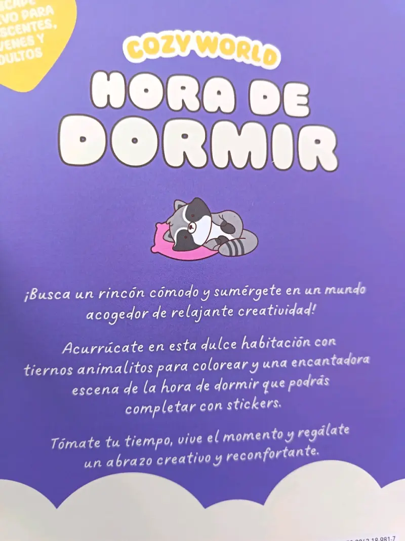 Libro de actividades Cozy World Hora de Dormir - 2