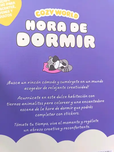 Libro de actividades Cozy World Hora de Dormir - miniatura 2