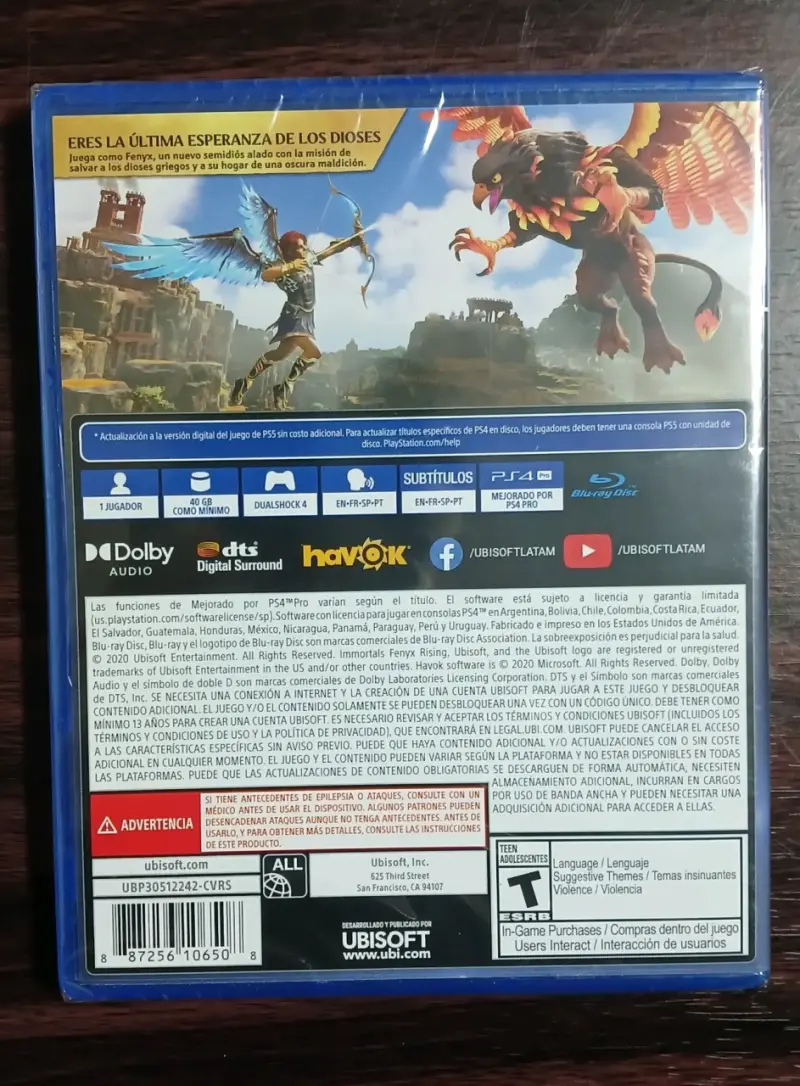 Juegos PS4 Scarlet Nexus e Immortals Fenyx Rising - 5