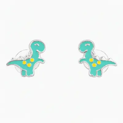 Aros de dinosaurio para niños color turquesa - miniatura 2