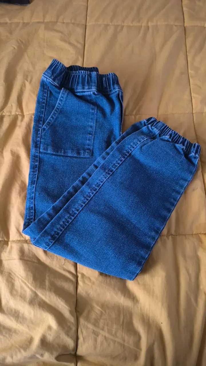 Pantalones de mezclilla para niño talla 8 - 2