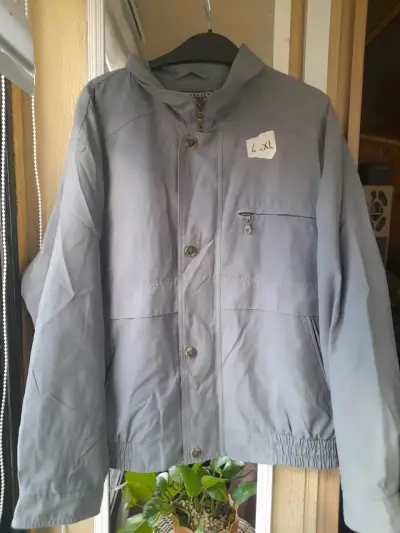 Chaqueta gris de microfibra talla L-XL - miniatura 1