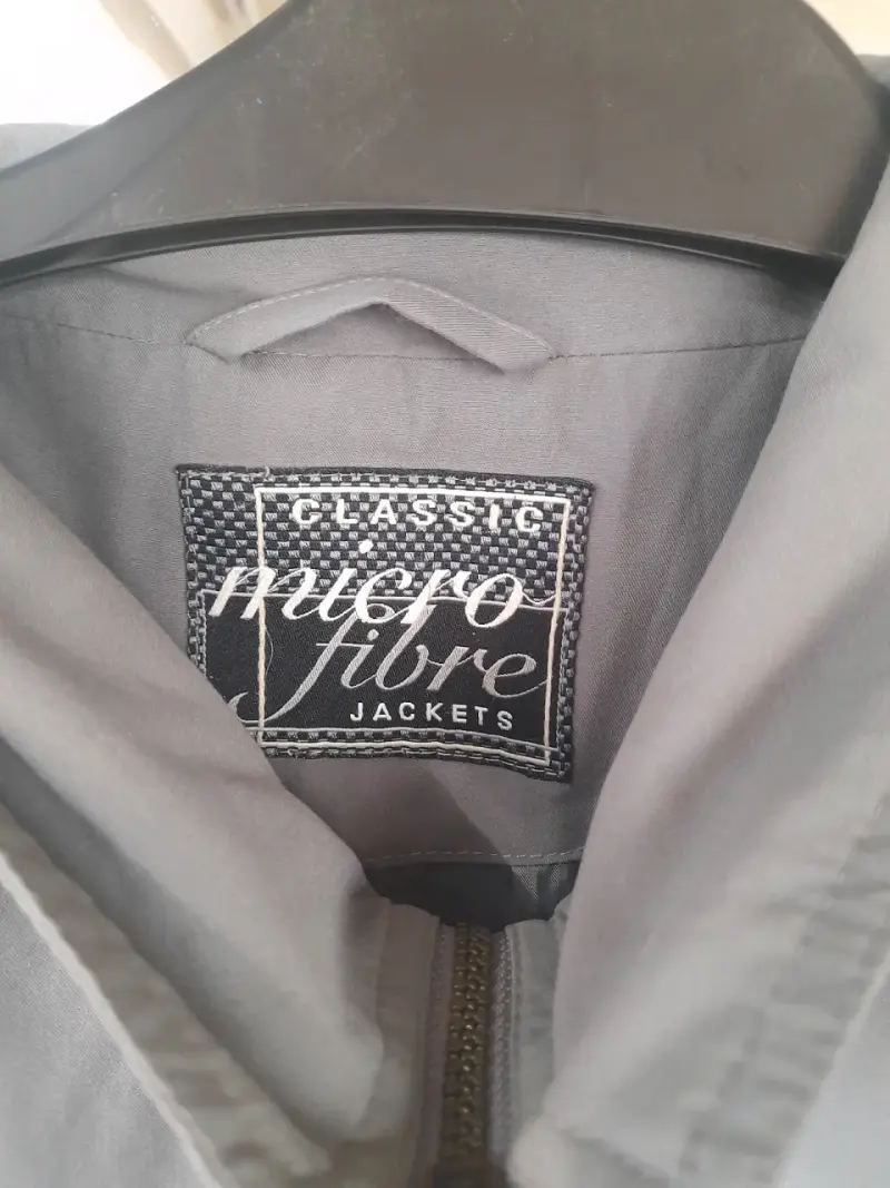 Chaqueta gris de microfibra talla L-XL - 2