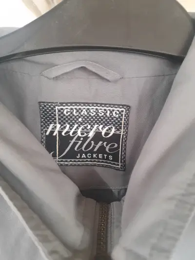 Chaqueta gris de microfibra talla L-XL - miniatura 2