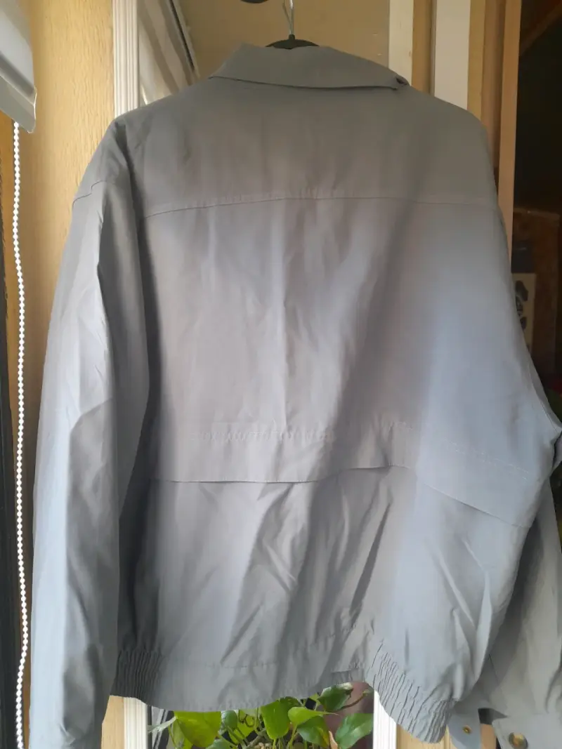 Chaqueta gris de microfibra talla L-XL - 3