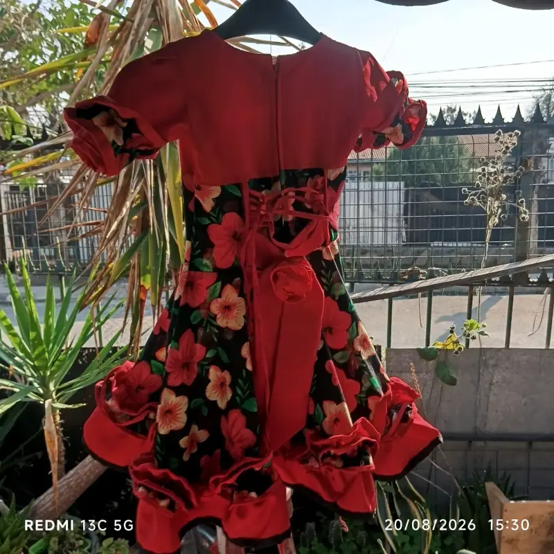 Vestido infantil de huasa - 2