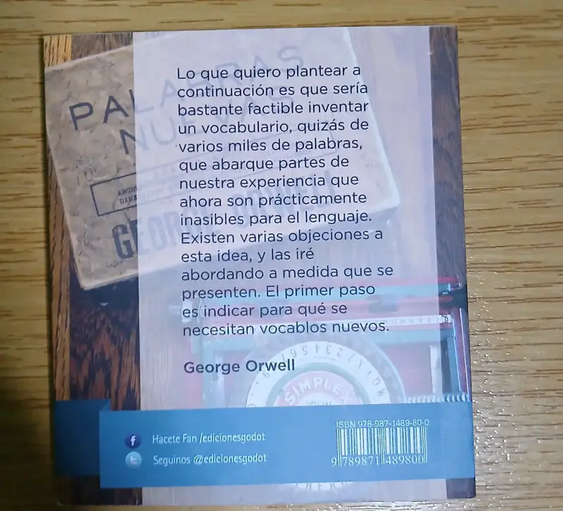 Libro 'Palabras Nuevas' de George Orwell - 2